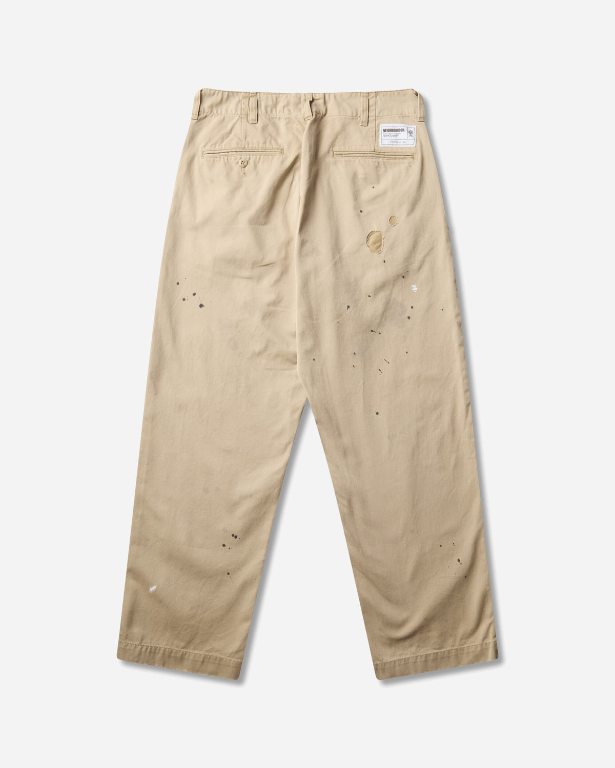 Neighborhood Savage Chino Pants Beige Pants Chinos 262AQNH-PTM04 BEIGE