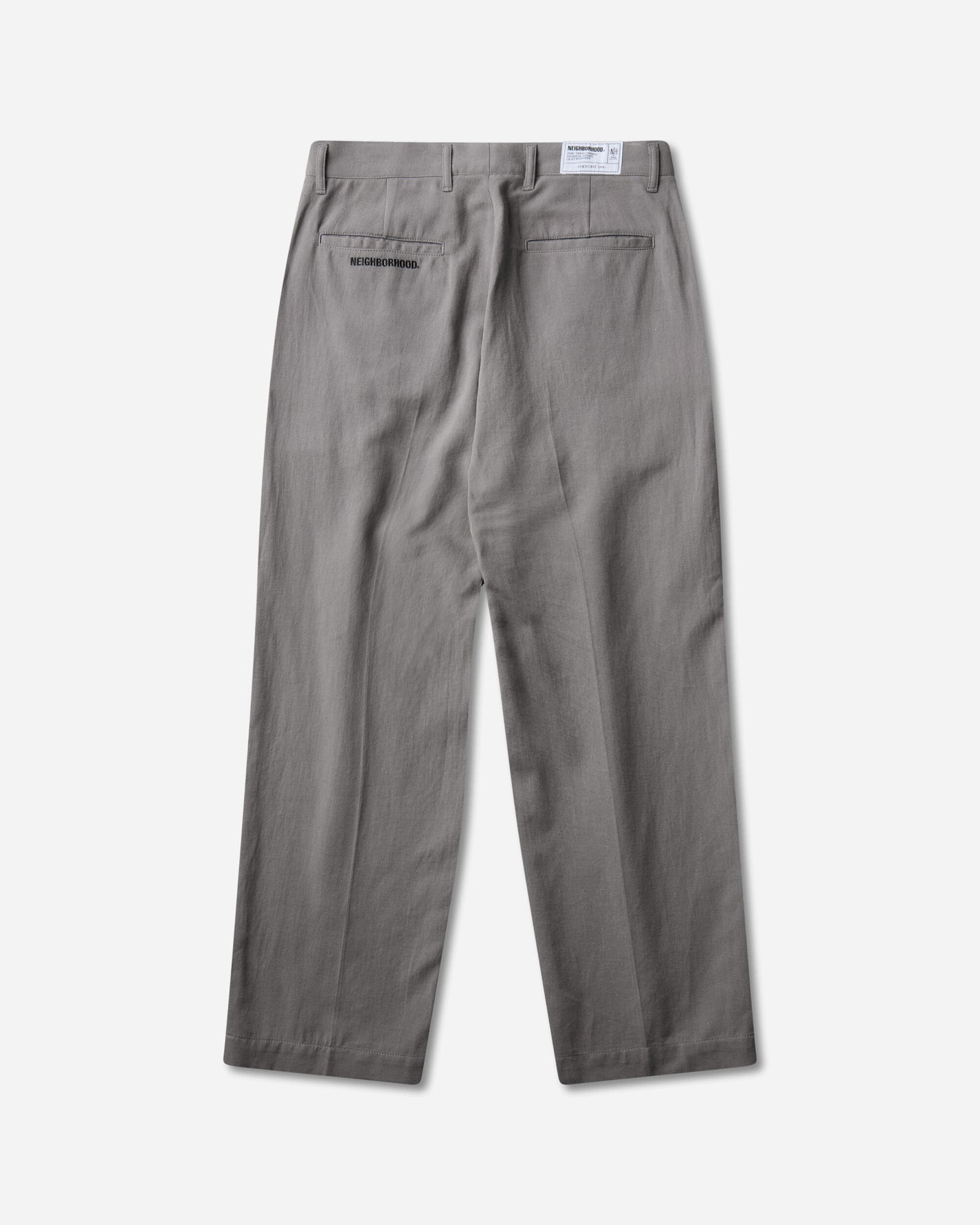 Neighborhood Two Tuck Pants Gray Pants Chinos 261ZANH-PTM08 GRAY