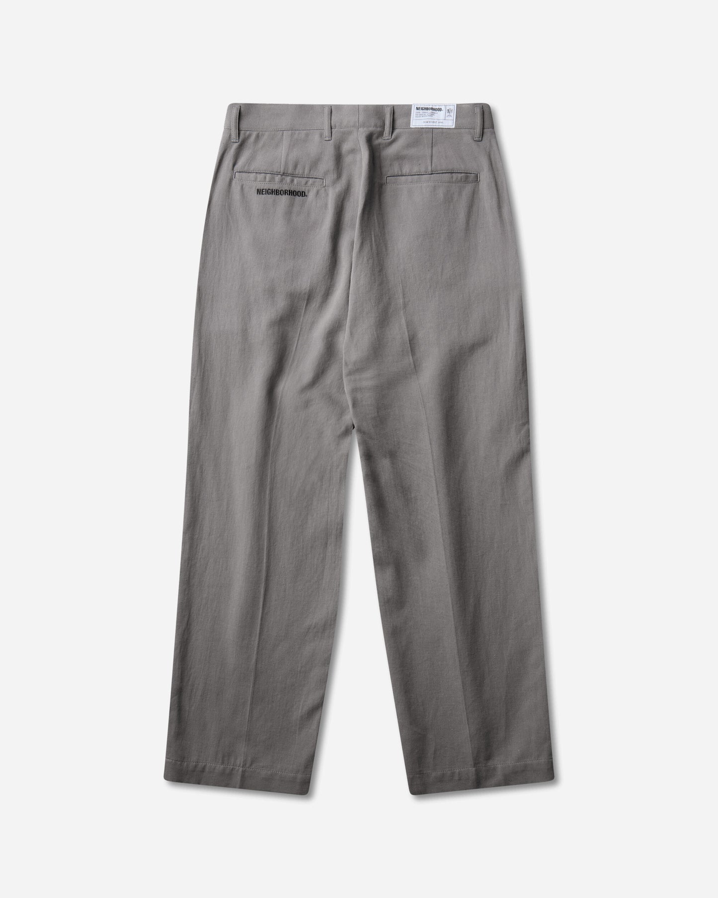 Neighborhood Two Tuck Pants Gray Pants Chinos 261ZANH-PTM08 GRAY