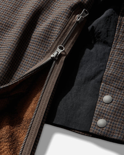 Neighborhood Gc Check Balcollar Coat Blue×Brown Coats and Jackets Coats 252TGNH-JKM02 BLUE×BROWN