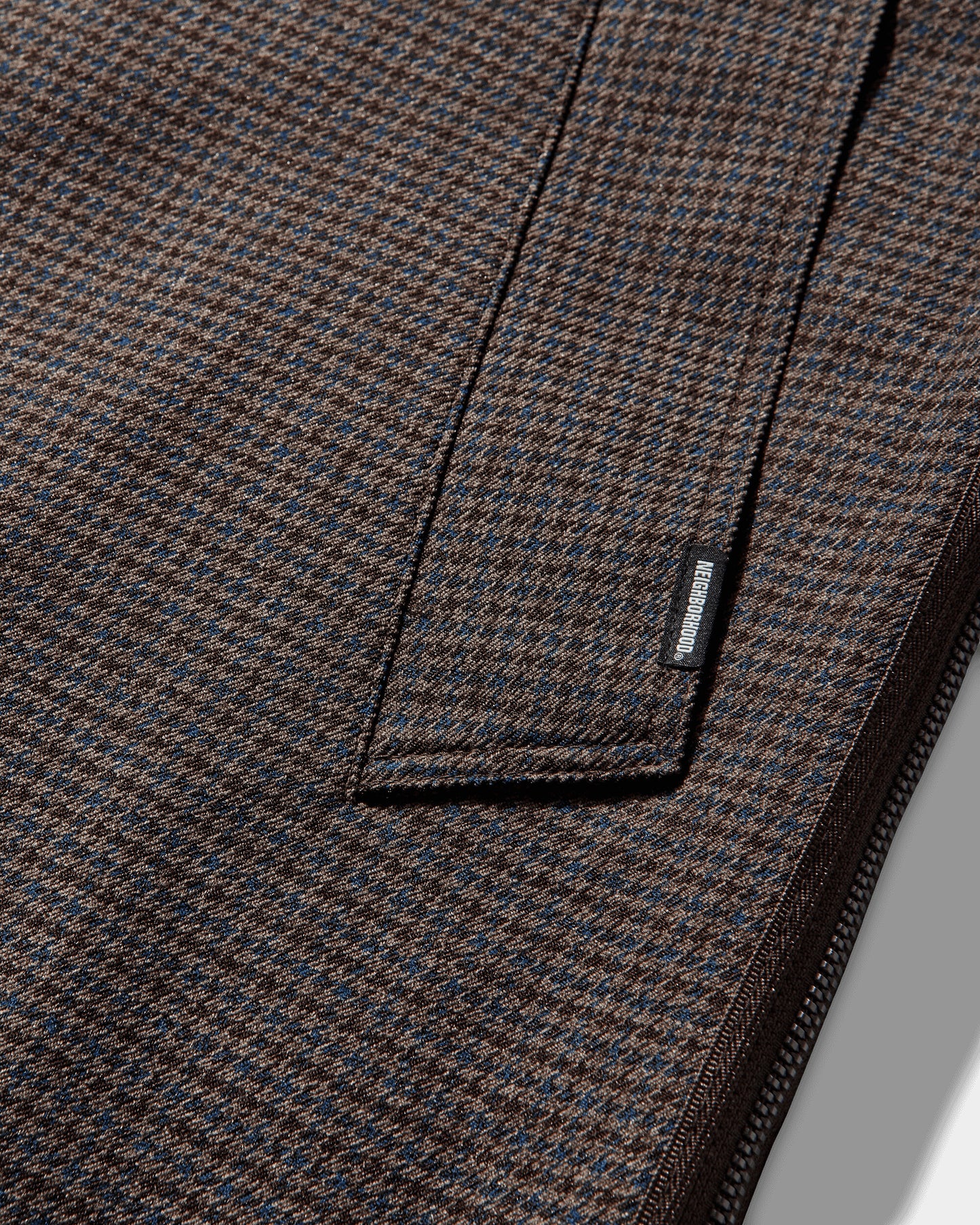 Neighborhood Gc Check Balcollar Coat Blue×Brown Coats and Jackets Coats 252TGNH-JKM02 BLUE×BROWN