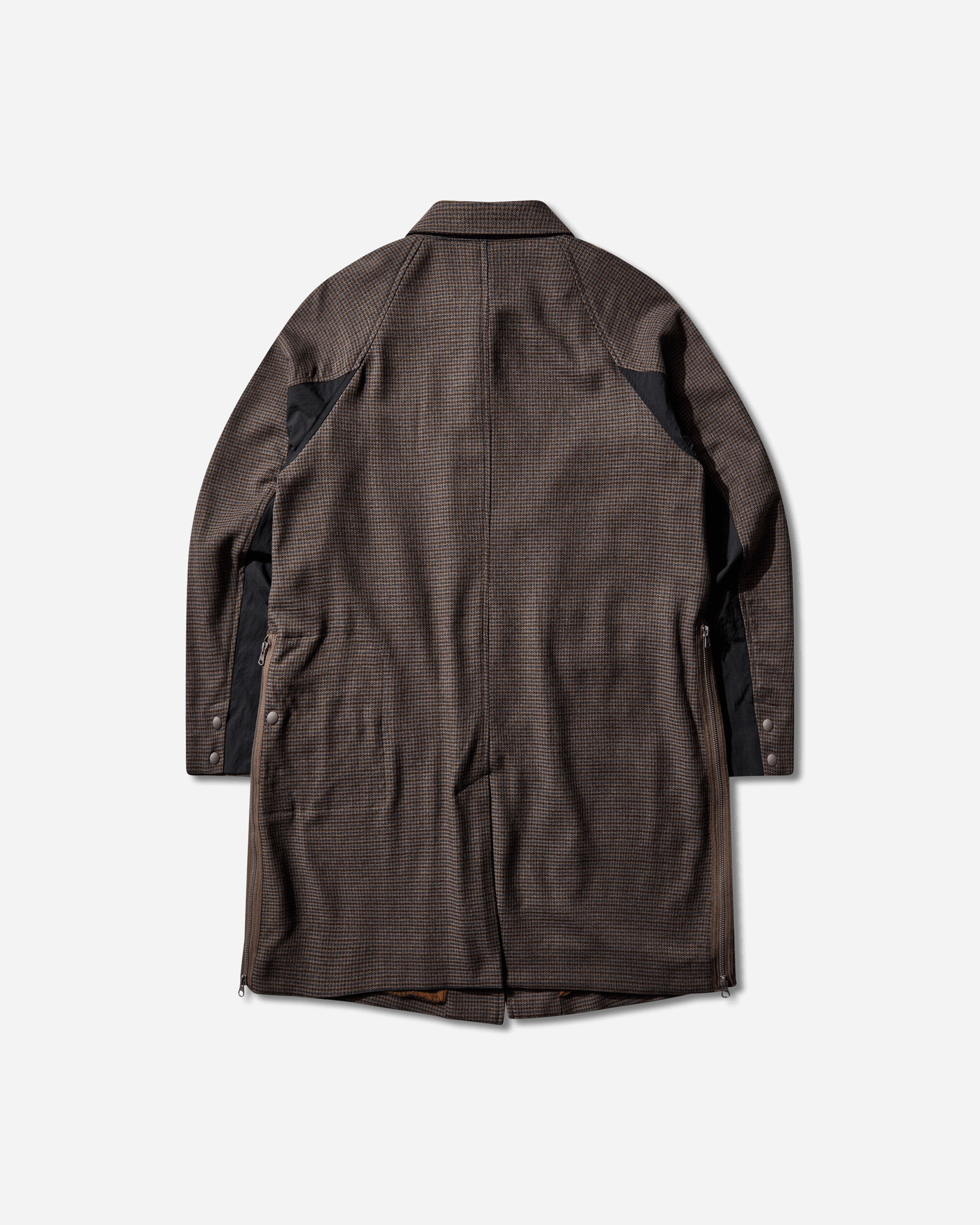 Neighborhood Gc Check Balcollar Coat Blue×Brown Coats and Jackets Coats 252TGNH-JKM02 BLUE×BROWN