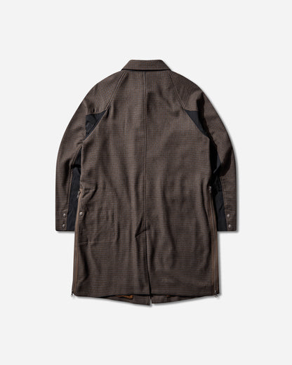 Neighborhood Gc Check Balcollar Coat Blue×Brown Coats and Jackets Coats 252TGNH-JKM02 BLUE×BROWN