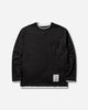 Neighborhood Bw . Layered Trim Crewneck Ls Black Sweatshirts Crewneck 261UWNH-CSM05 BLACK