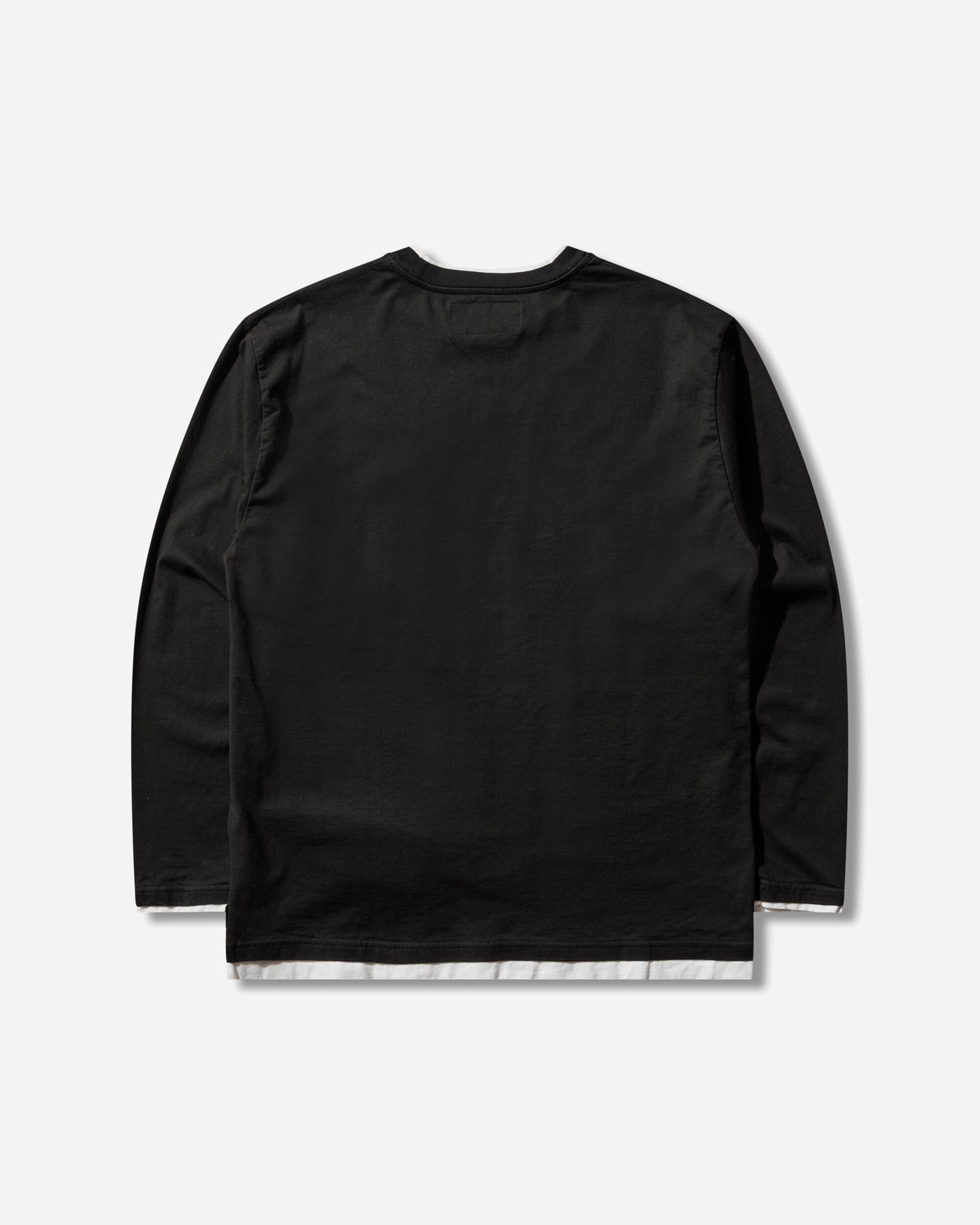 Neighborhood Bw . Layered Trim Crewneck Ls Black Sweatshirts Crewneck 261UWNH-CSM05 BLACK