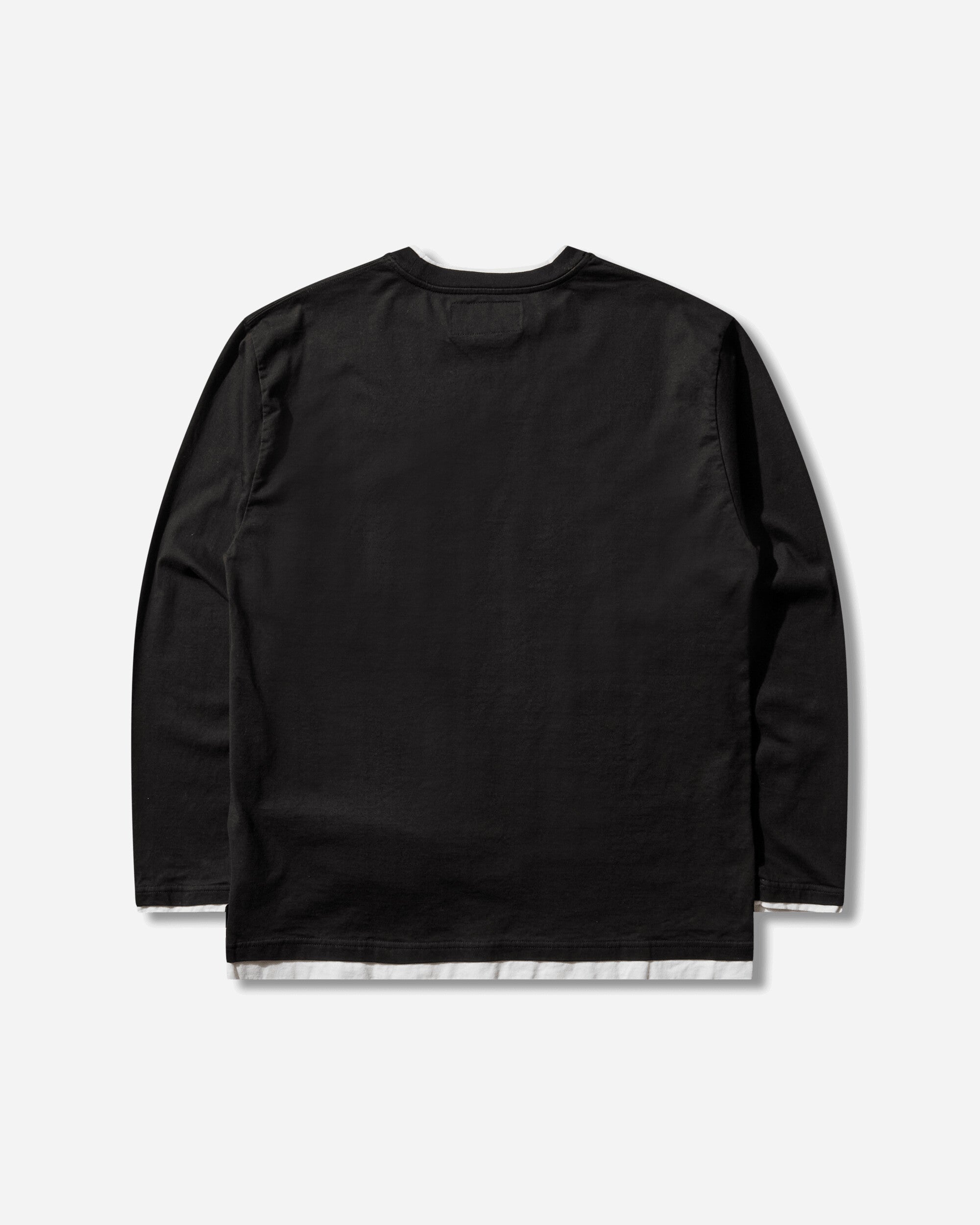 Neighborhood Bw . Layered Trim Crewneck Ls Black Sweatshirts Crewneck 261UWNH-CSM05 BLACK