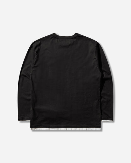Neighborhood Bw . Layered Trim Crewneck Ls Black Sweatshirts Crewneck 261UWNH-CSM05 BLACK