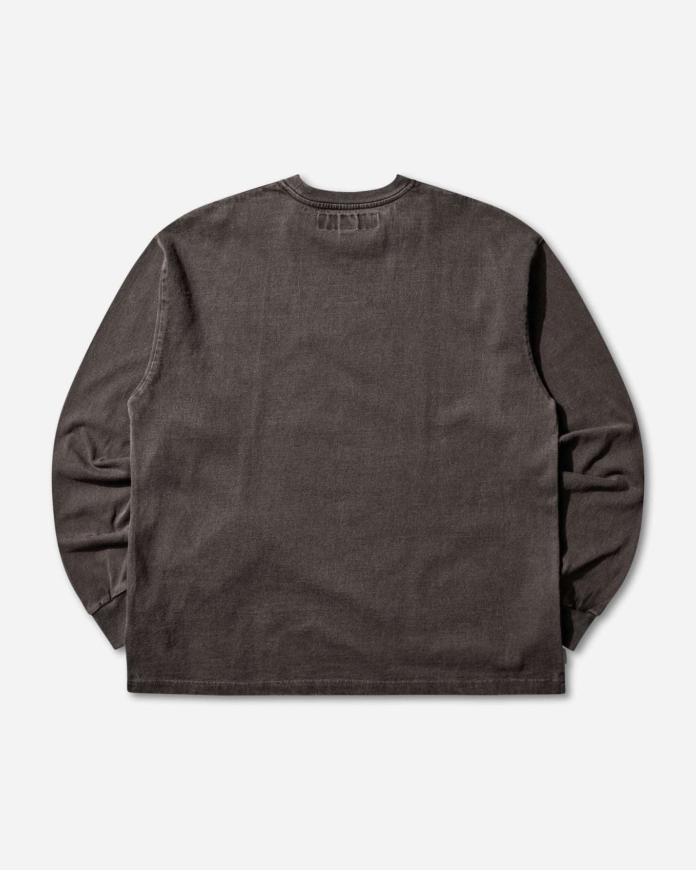 Neighborhood Pigment Dyed Crewneck Ls Brown Sweatshirts Crewneck 252FPNH-CSM06 BROWN