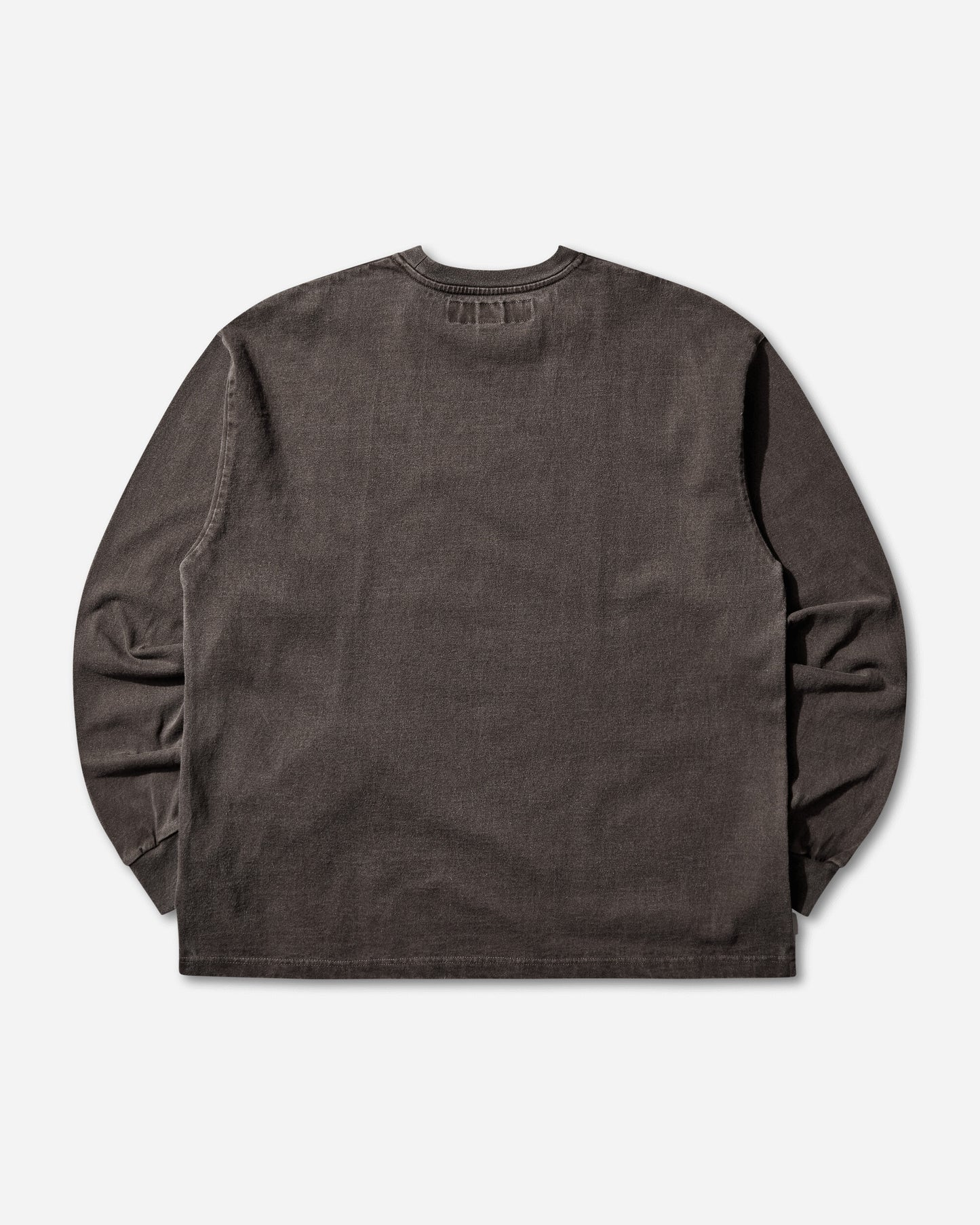 Neighborhood Pigment Dyed Crewneck Ls Brown Sweatshirts Crewneck 252FPNH-CSM06 BROWN