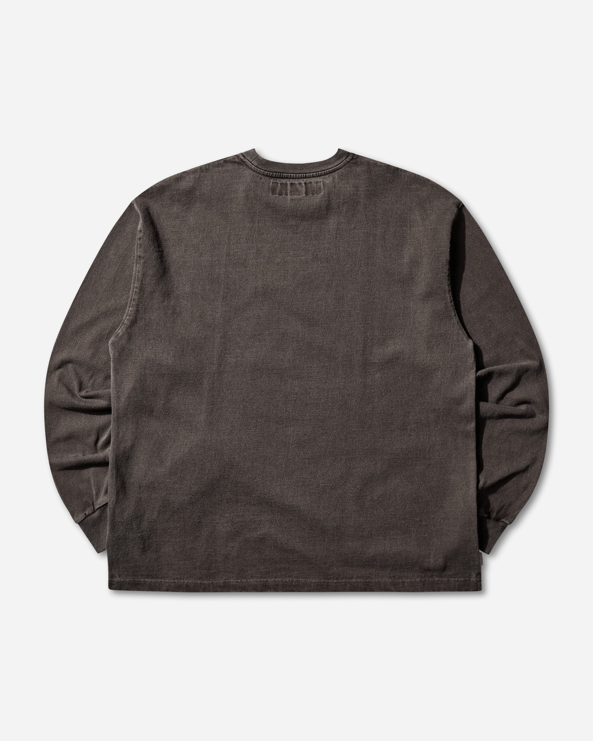 Neighborhood Pigment Dyed Crewneck Ls Brown Sweatshirts Crewneck 252FPNH-CSM06 BROWN