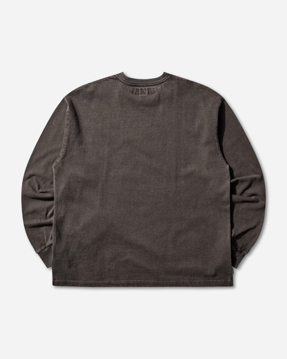 Neighborhood Pigment Dyed Crewneck Ls Brown Sweatshirts Crewneck 252FPNH-CSM06 BROWN