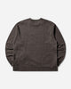 Neighborhood Pigment Dyed Crewneck Ls Brown Sweatshirts Crewneck 252FPNH-CSM06 BROWN