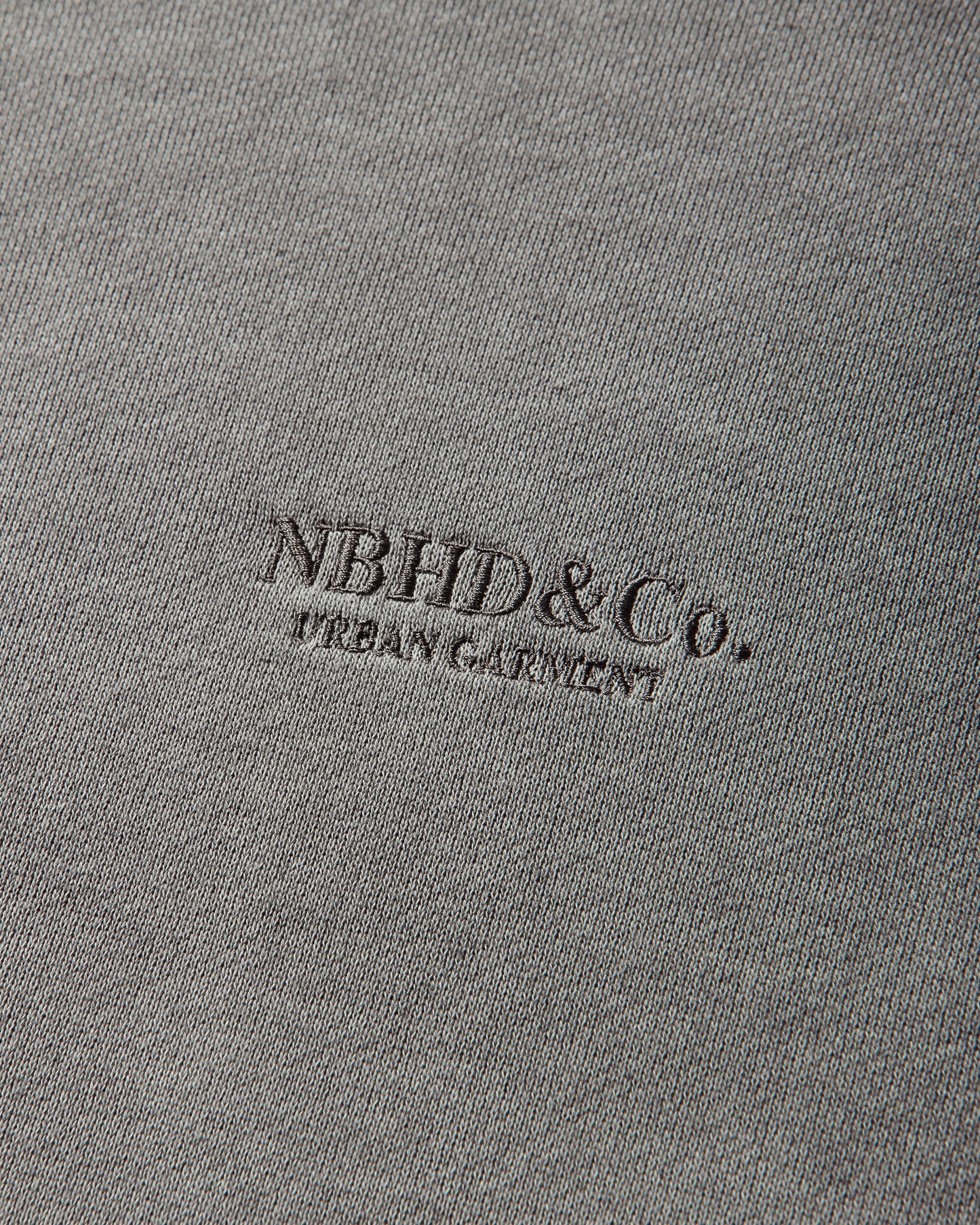 Neighborhood Pigment Dyed Sweat Shirt Ls Gray Sweatshirts Crewneck 261FPNH-CSM01 GRAY