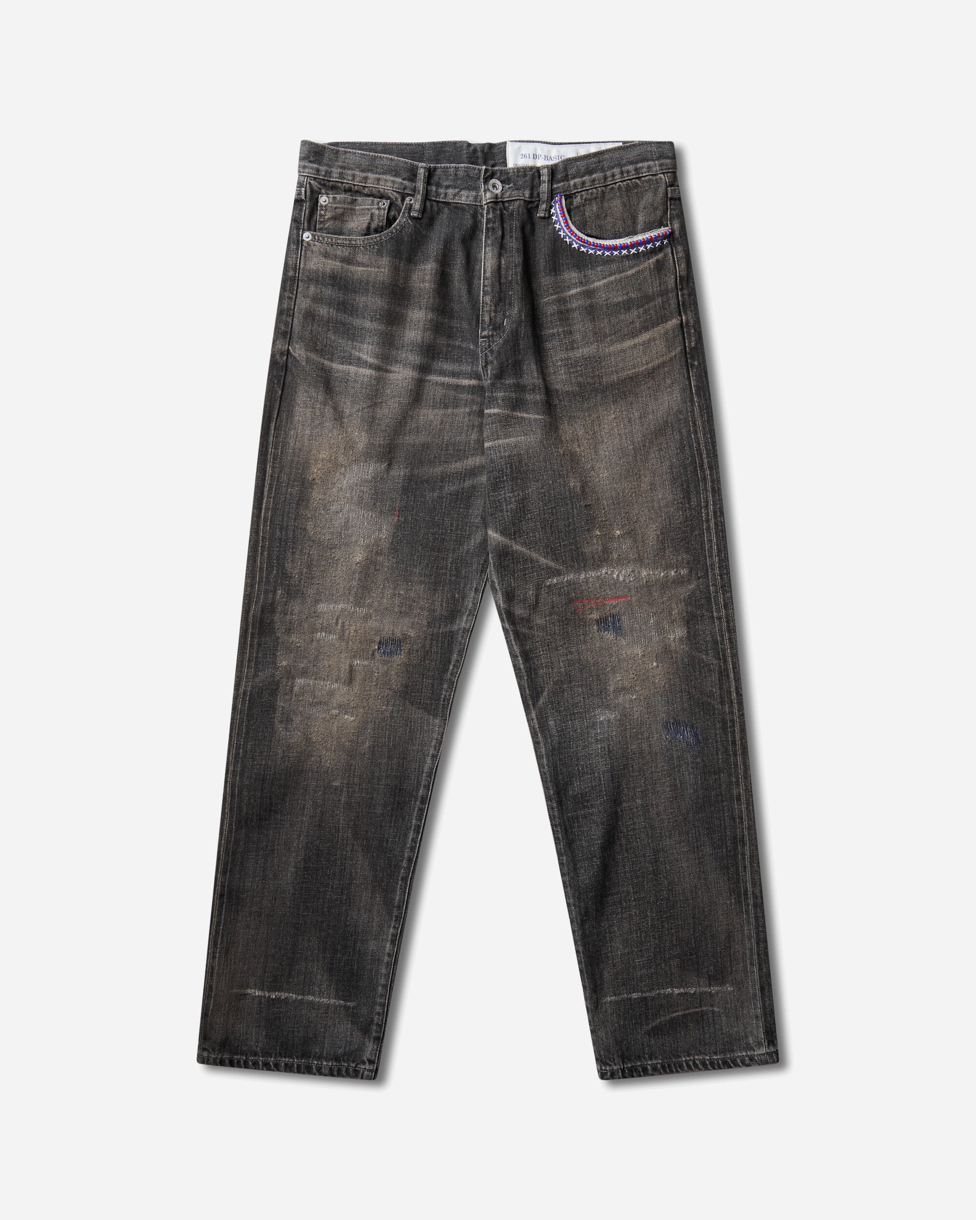 Neighborhood Savage Denim Dp Basic Pants Black Pants Denim 261XBNH-PTM08 BLACK