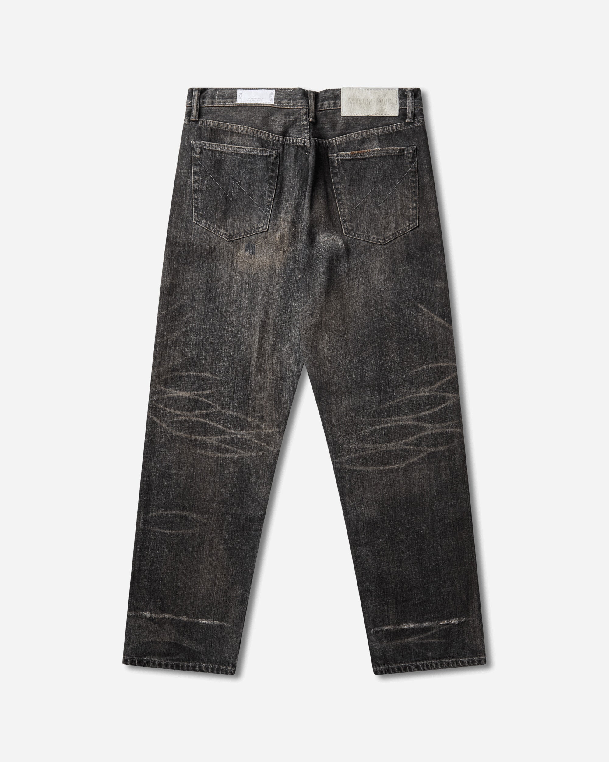 Neighborhood Savage Denim Dp Basic Pants Black Pants Denim 261XBNH-PTM08 BLACK