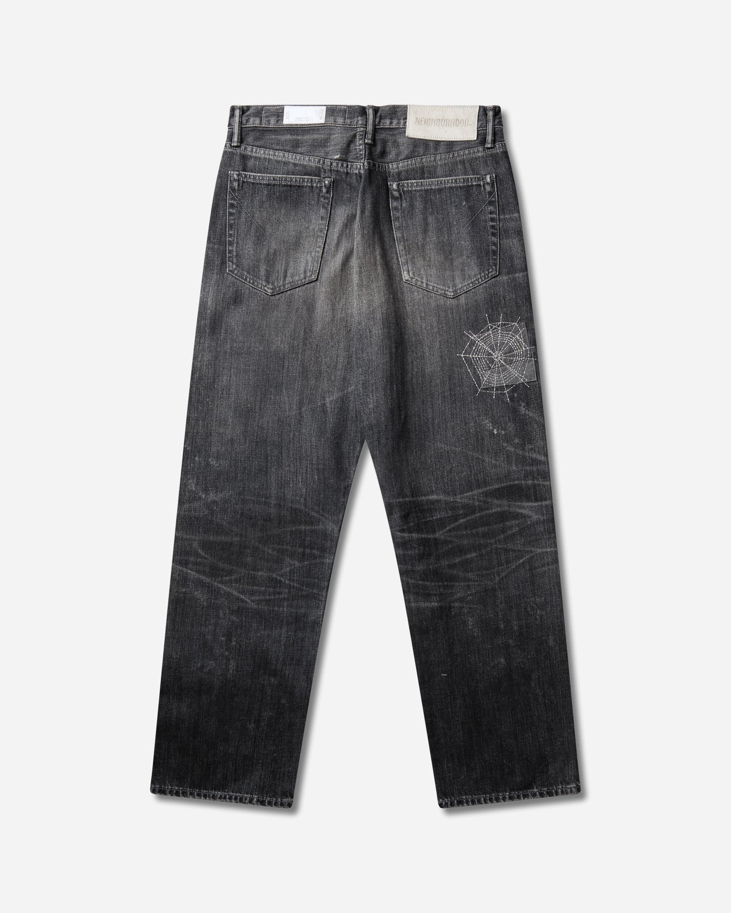 Neighborhood Savage Denim Dp Basic Pants Black Pants Denim 262XBNH-PTM08 BLACK