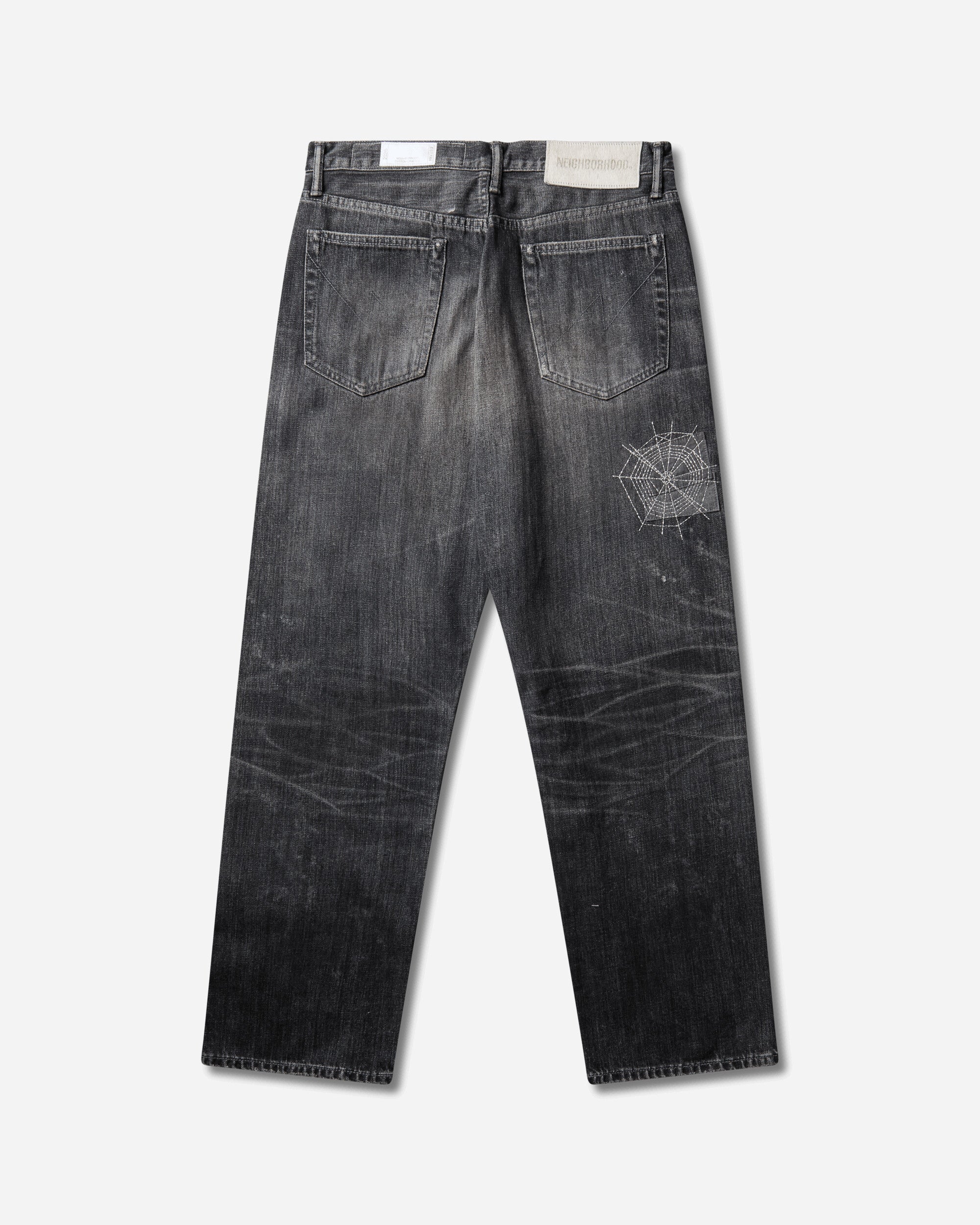 Neighborhood Savage Denim Dp Basic Pants Black Pants Denim 262XBNH-PTM08 BLACK