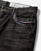 Neighborhood Savage Denim Dp Wide Pants Black Pants Denim 261XBNH-PTM07 BLACK