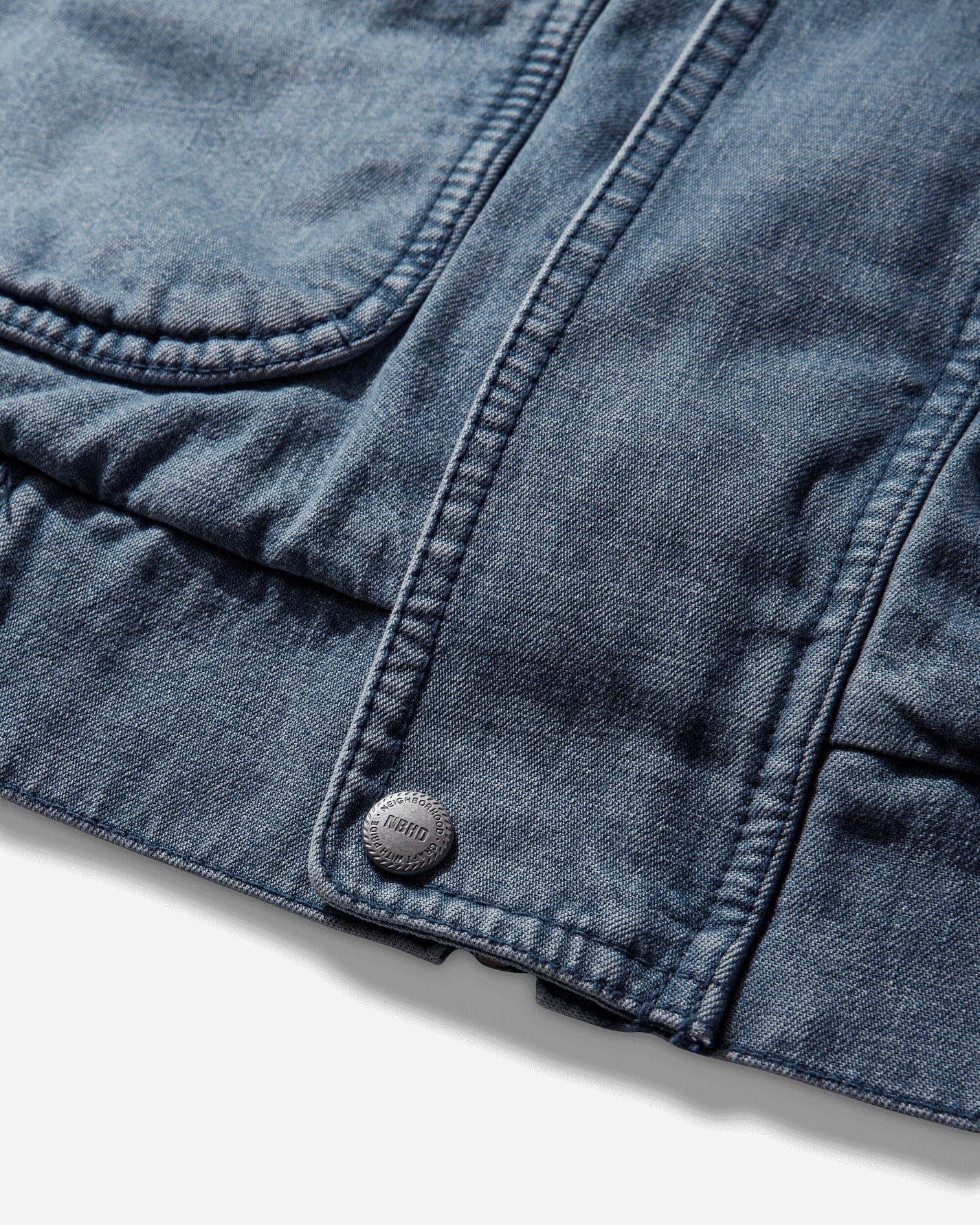 Neighborhood Denim Dad Jacket Indigo Coats and Jackets Denim Jackets 252SPNH-JKM01 INDIGO