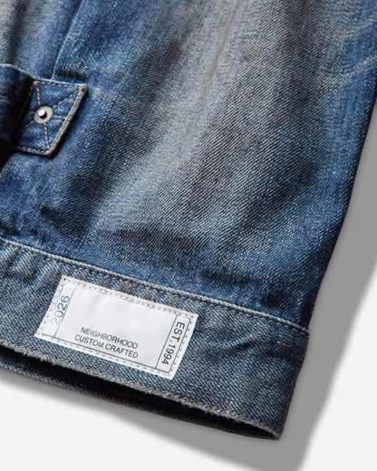 Neighborhood Savage Denim Type 1 Jacket Indigo Coats and Jackets Denim Jackets 262XBNH-JKM01 INDIGO