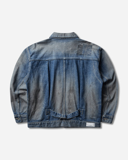 Neighborhood Savage Denim Type 1 Jacket Indigo Coats and Jackets Denim Jackets 262XBNH-JKM01 INDIGO