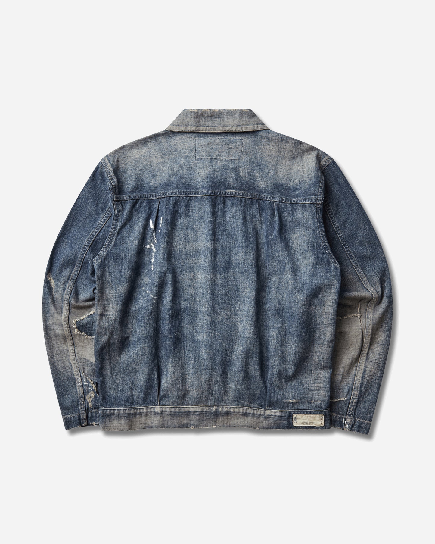 Neighborhood Savage Lw Denim Zip Jacket Indigo Coats and Jackets Denim Jackets 261SPNH-JKM06 INDIGO