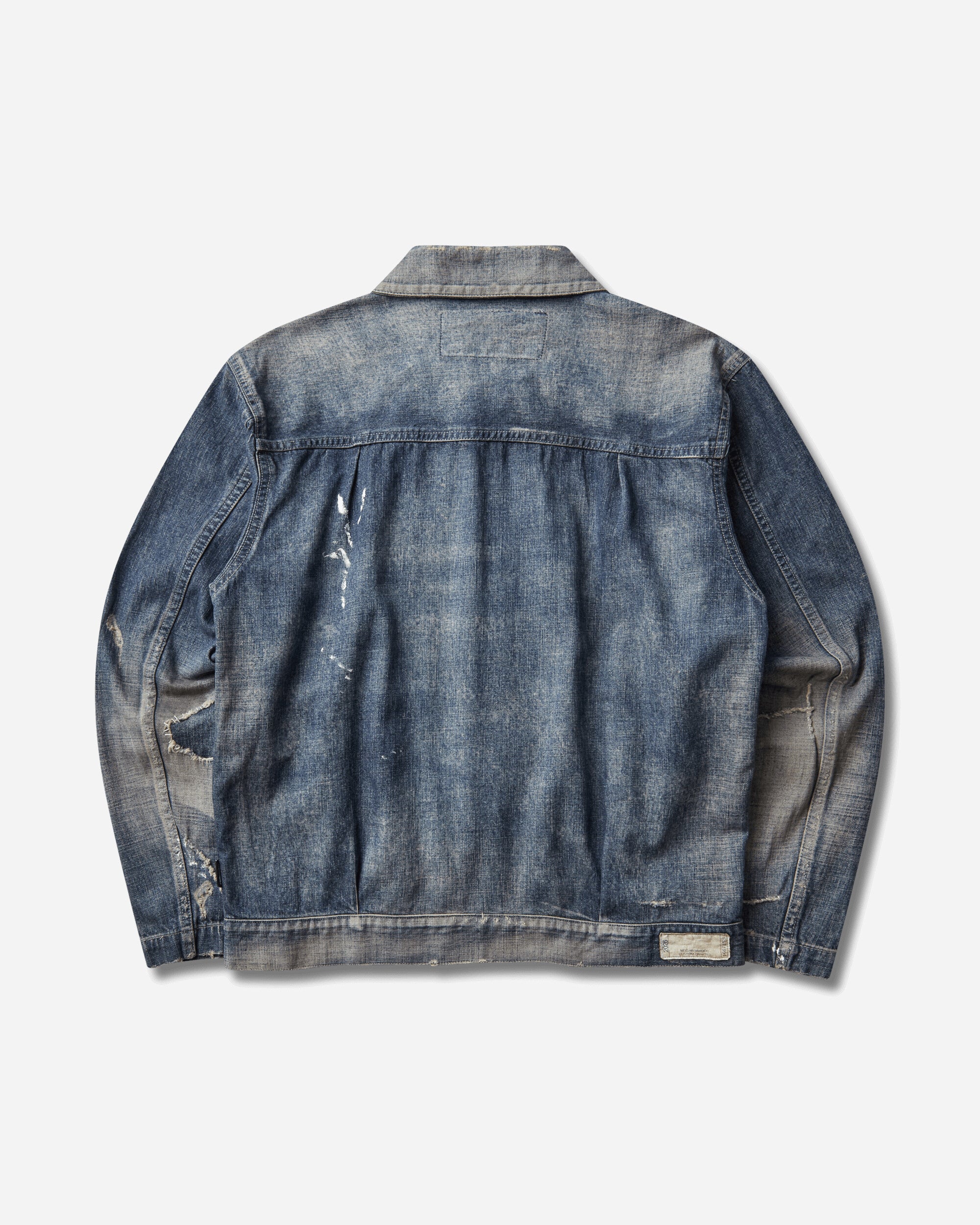 Neighborhood Savage Lw Denim Zip Jacket Indigo Coats and Jackets Denim Jackets 261SPNH-JKM06 INDIGO