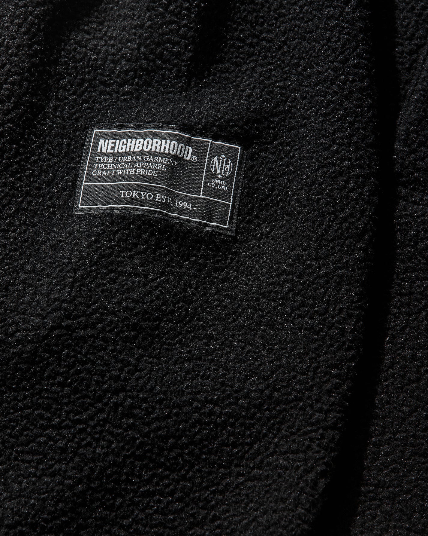 Neighborhood Fleece Stand Collar Ls Black Sweatshirts Fleece 252FPNH-CSM02 BLACK