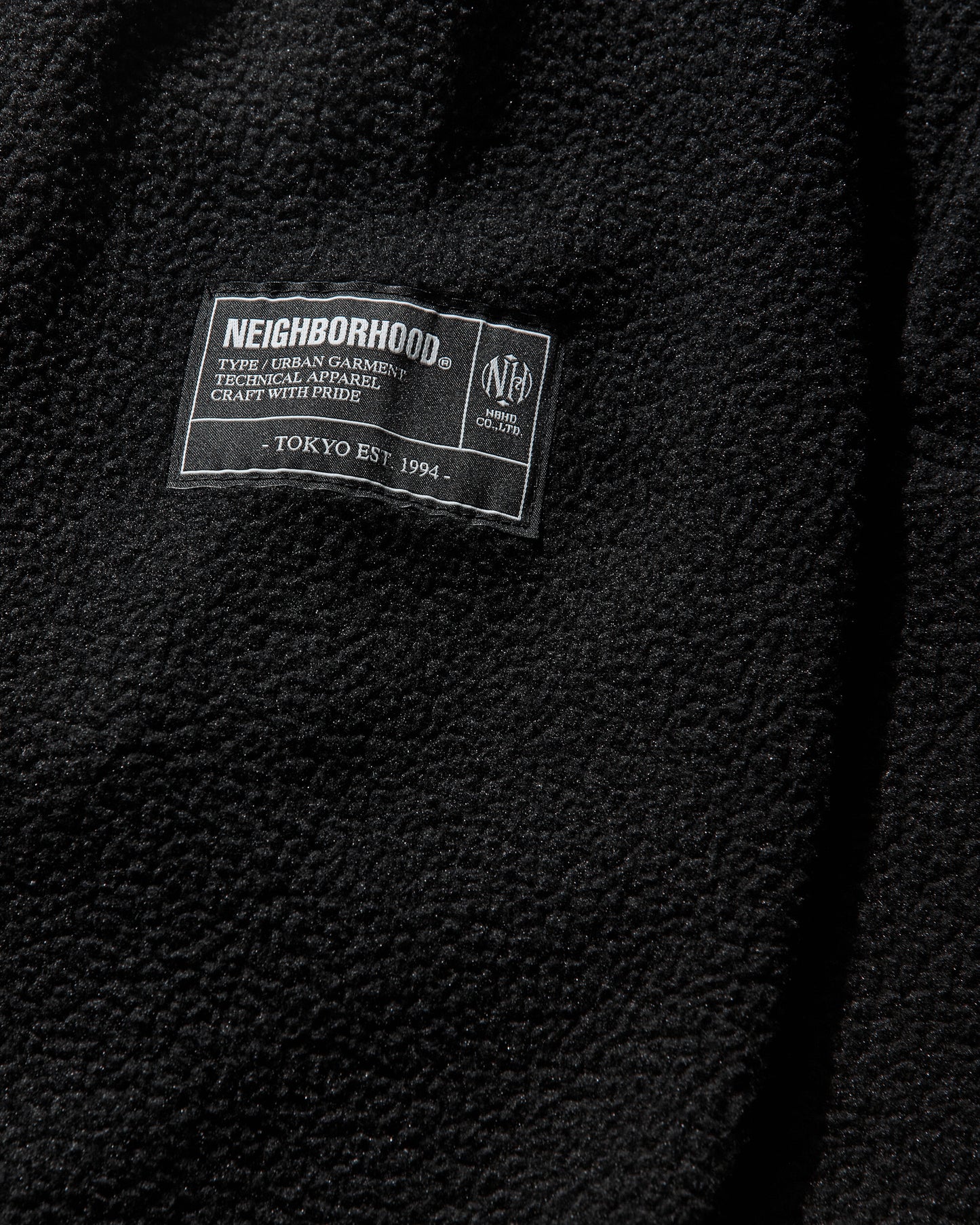 Neighborhood Fleece Stand Collar Ls Black Sweatshirts Fleece 252FPNH-CSM02 BLACK