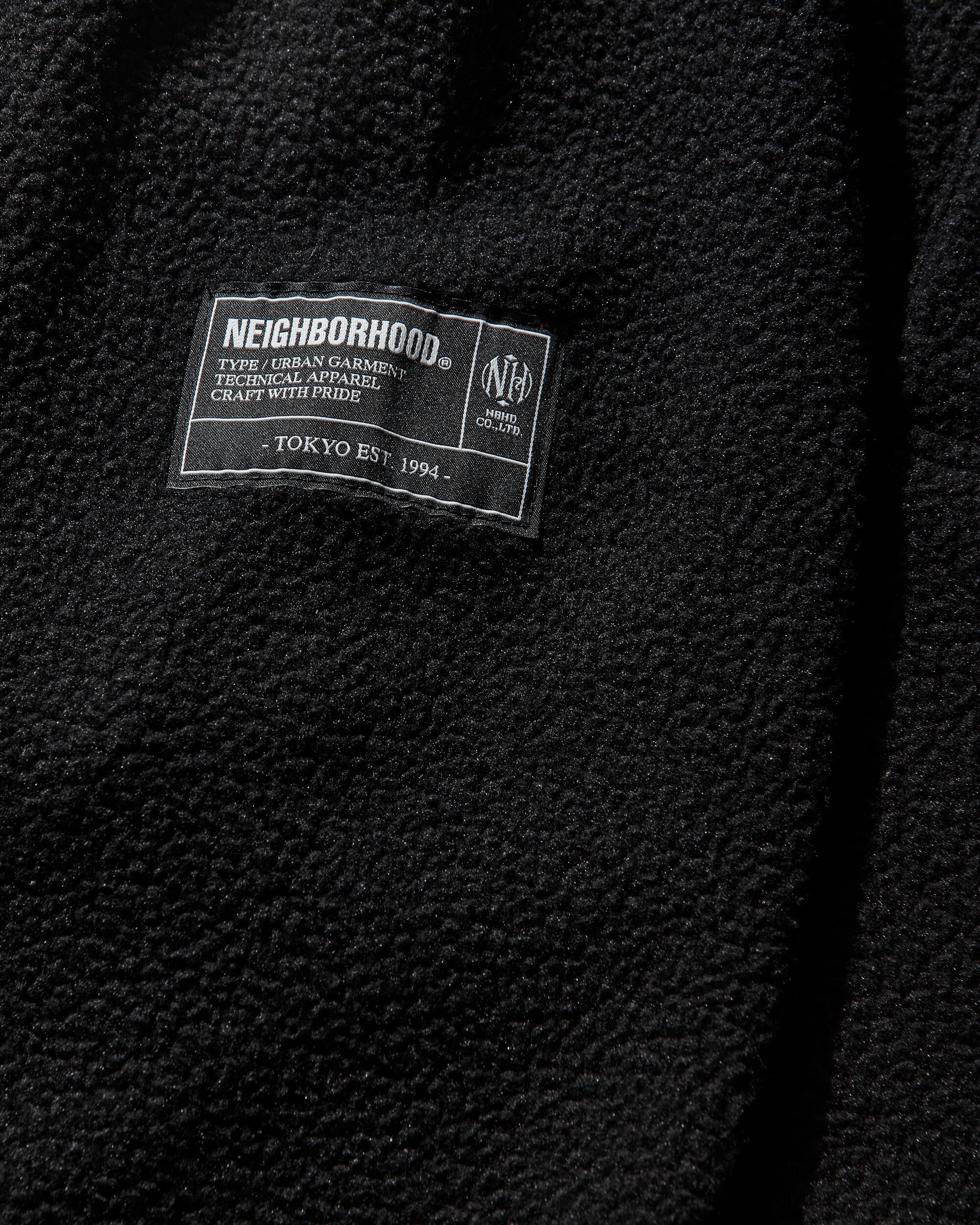 Neighborhood Fleece Stand Collar Ls Black Sweatshirts Fleece 252FPNH-CSM02 BLACK