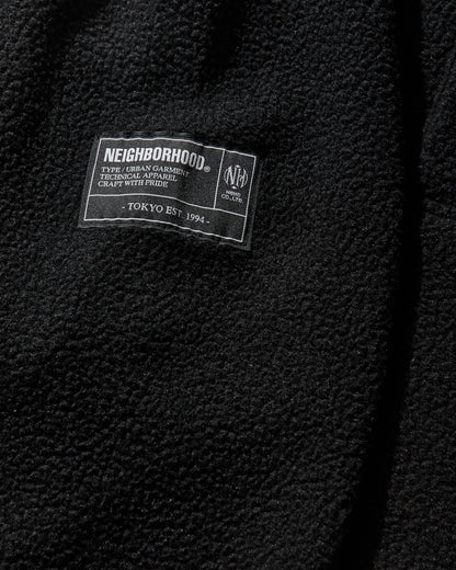 Neighborhood Fleece Stand Collar Ls Black Sweatshirts Fleece 252FPNH-CSM02 BLACK