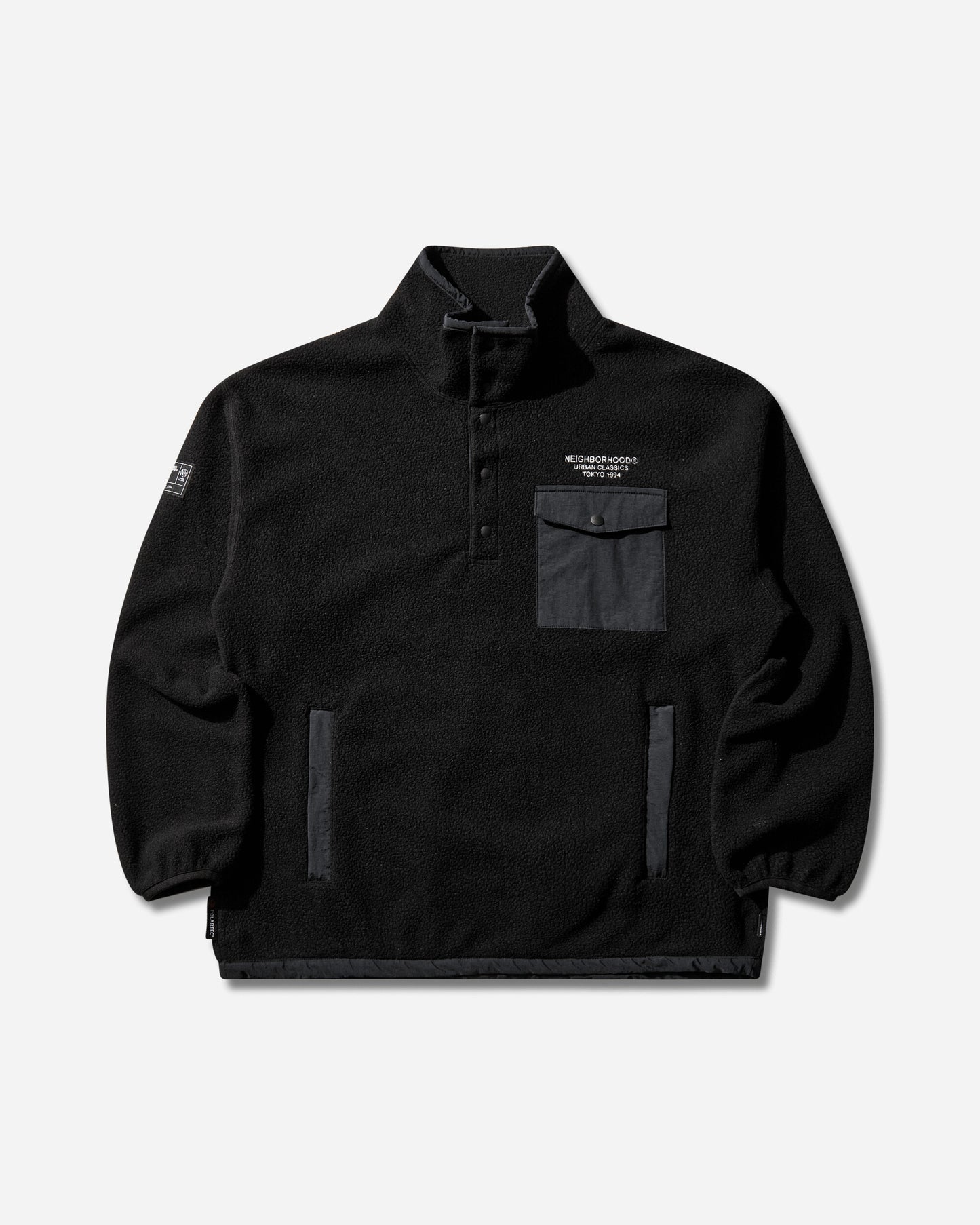 Neighborhood Fleece Stand Collar Ls Black Sweatshirts Fleece 252FPNH-CSM02 BLACK