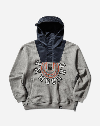Neighborhood Combination Sweat Hoodie Ls Gray Sweatshirts Hoodies 252FPNH-CSM03 GRAY