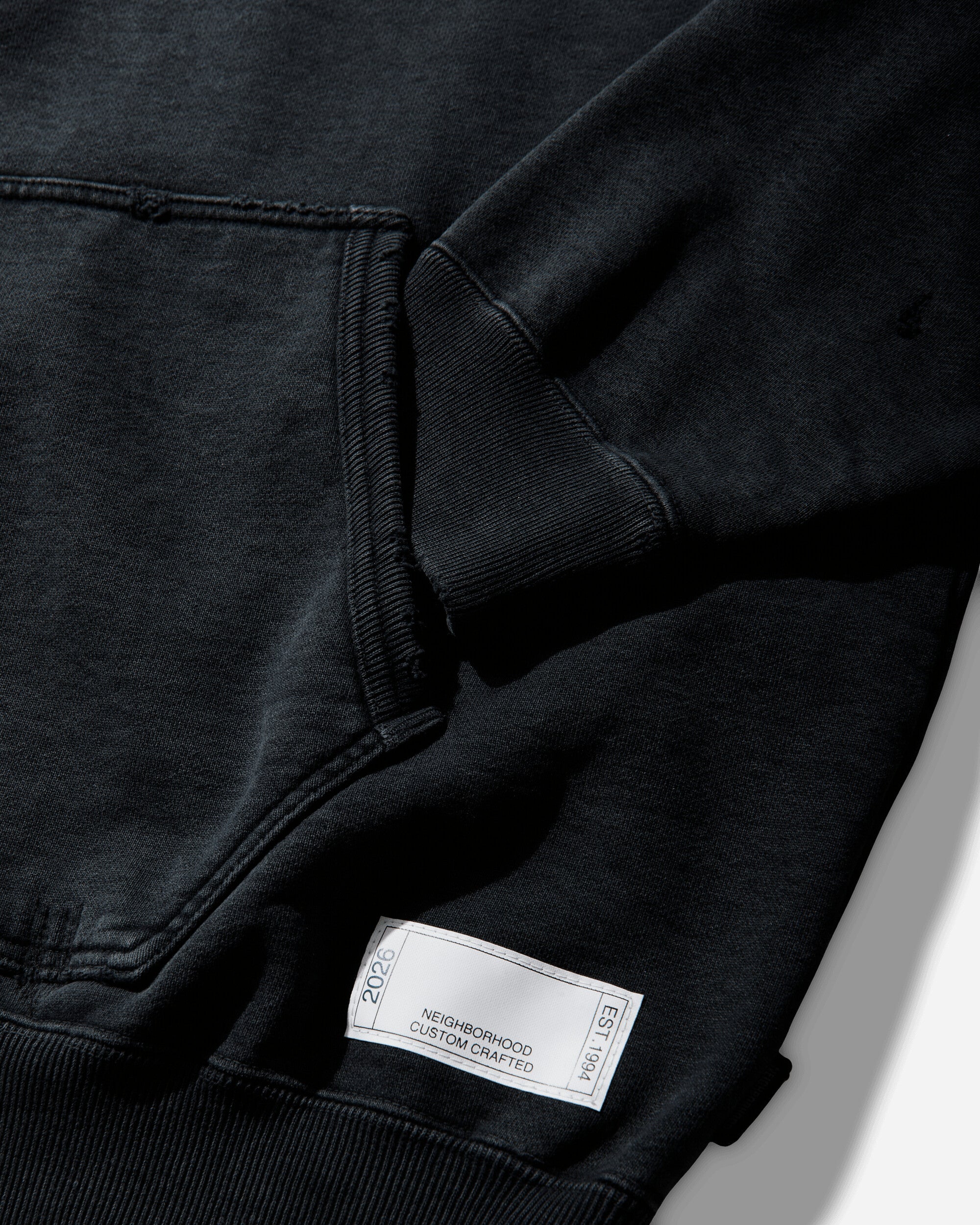 Neighborhood Savage Sweat Hoodie Ls Black Sweatshirts Hoodies 261FPNH-CSM09 BLACK