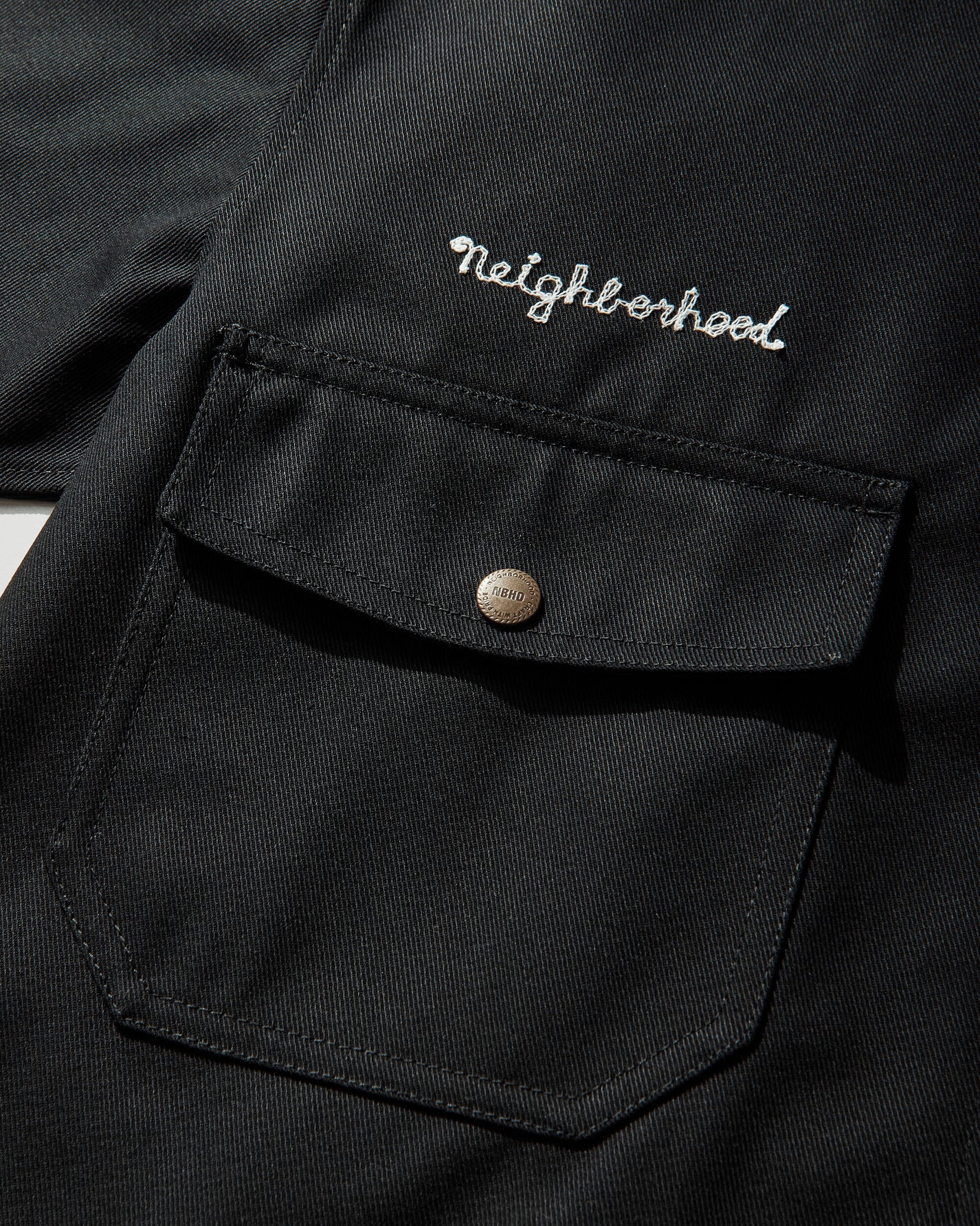 Neighborhood Zip Work Jacket Black Coats and Jackets Jackets 261TSNH-JKM03 BLACK