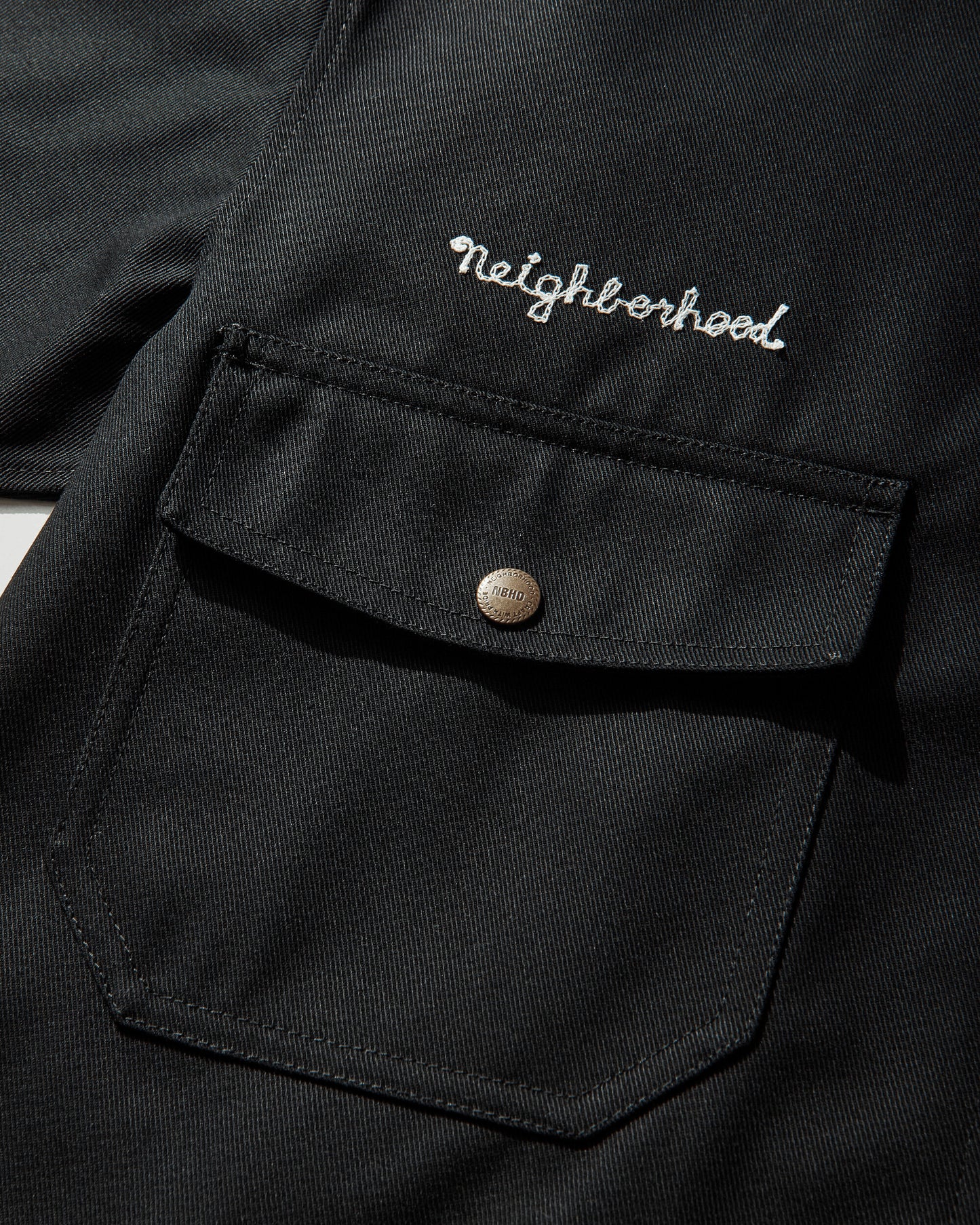 Neighborhood Zip Work Jacket Black Coats and Jackets Jackets 261TSNH-JKM03 BLACK