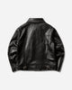 Neighborhood Leather Riders Jacket Black Coats and Jackets Leather Jackets 252SZNH-JKM05 BLACK