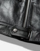 Neighborhood Leather Riders Jacket Black Coats and Jackets Leather Jackets 252SZNH-JKM05 BLACK