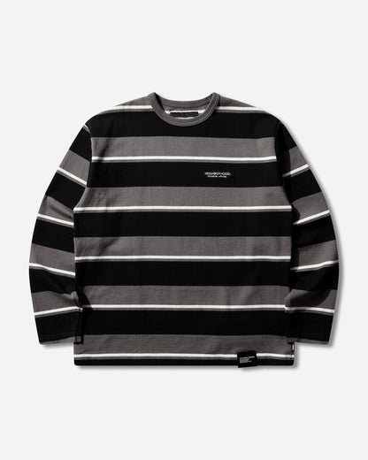 Neighborhood Border Crew Neck Ls Gray T-Shirts Longsleeve 261UWNH-CSM12 GRAY