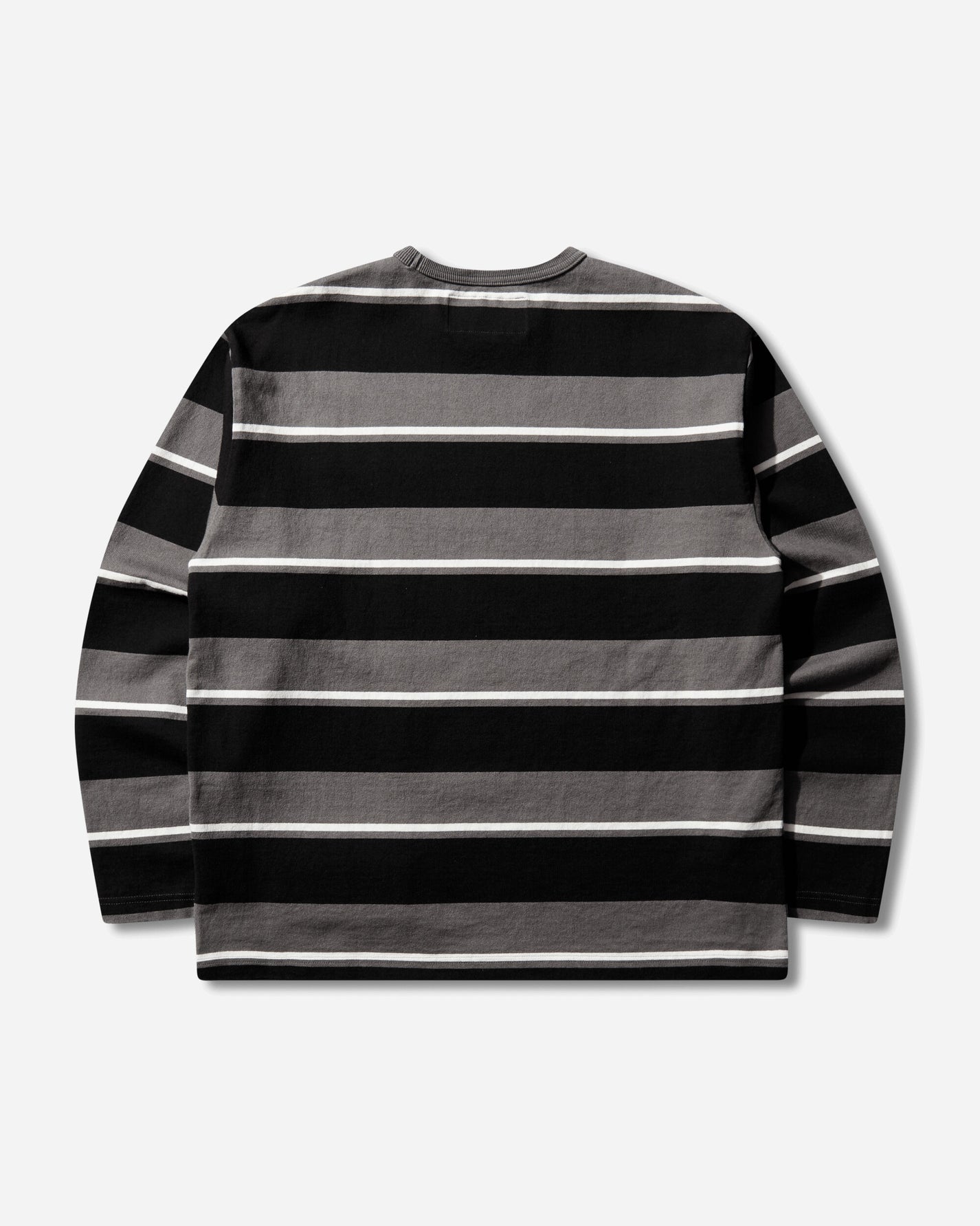 Neighborhood Border Crew Neck Ls Gray T-Shirts Longsleeve 261UWNH-CSM12 GRAY