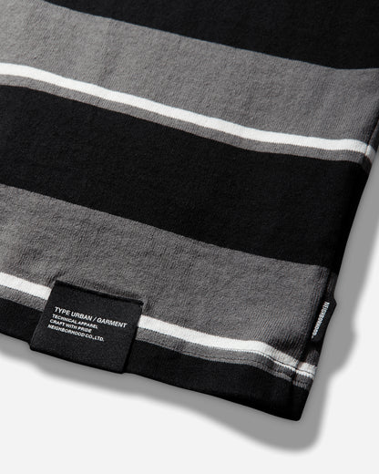 Neighborhood Border Crew Neck Ls Gray T-Shirts Longsleeve 261UWNH-CSM12 GRAY
