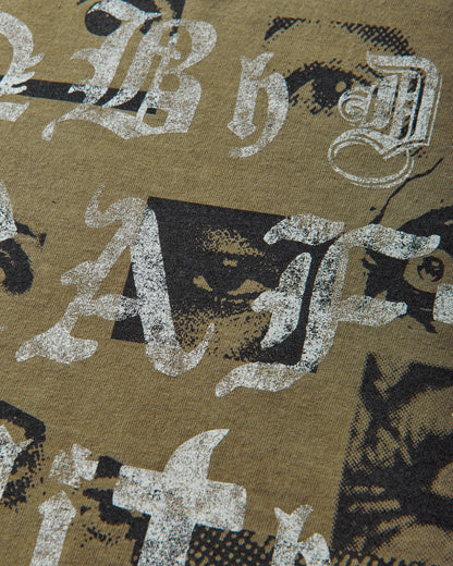 Neighborhood Nh . Tee Ls-5 Olive Drab T-Shirts Longsleeve 261PCNH-LT05 OLIVEDRAB