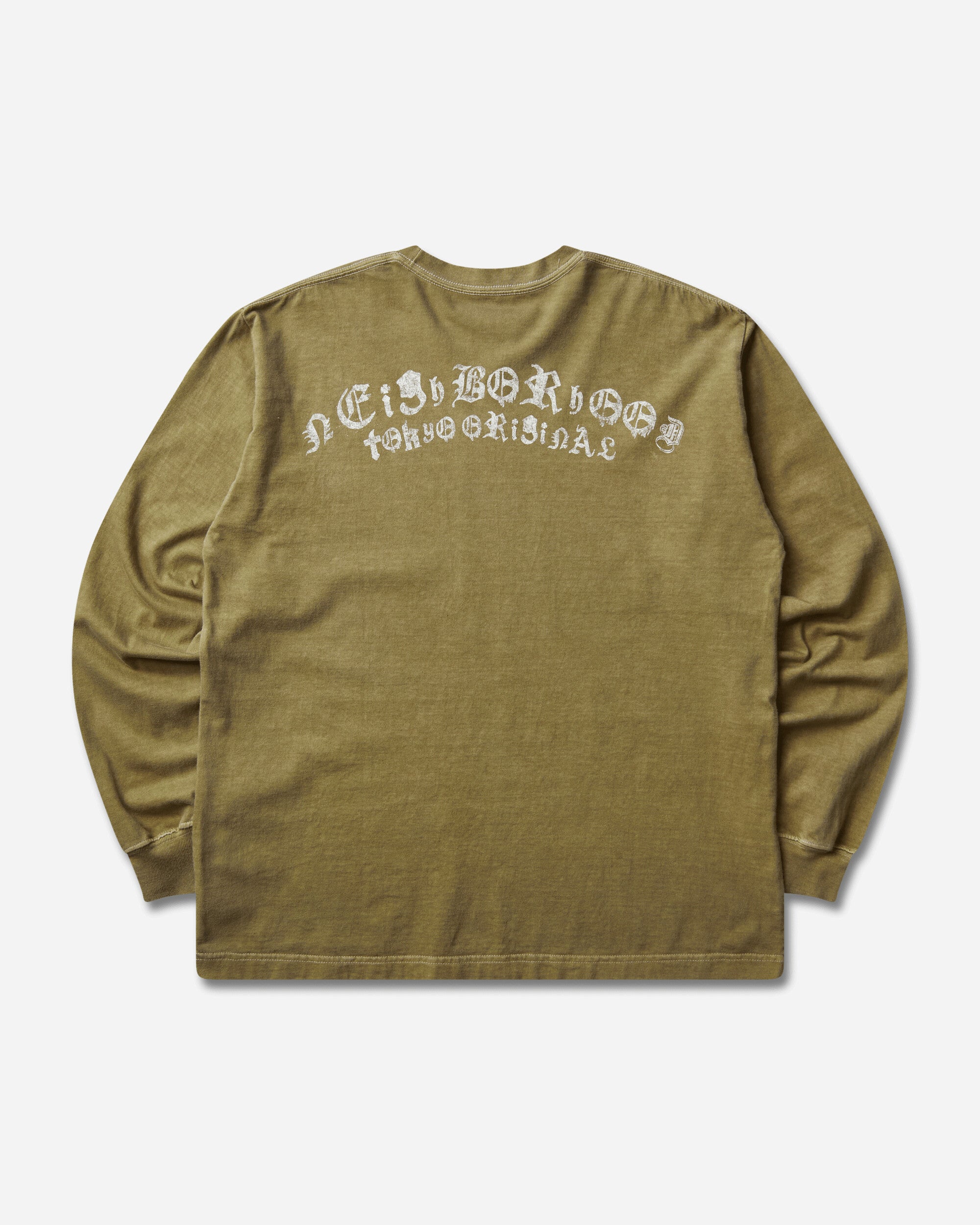 Neighborhood Nh . Tee Ls-5 Olive Drab T-Shirts Longsleeve 261PCNH-LT05 OLIVEDRAB