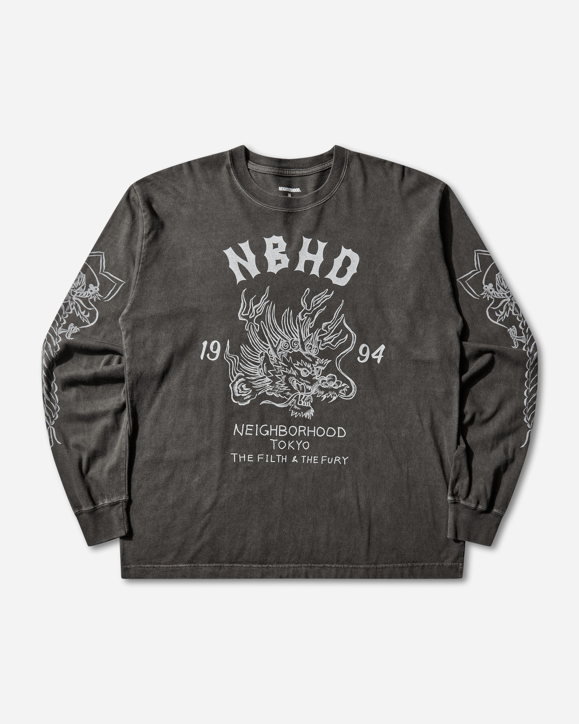 Neighborhood Nh Tee Ls 14 Black T-Shirts Longsleeve 252PCNH-LT14 BLACK