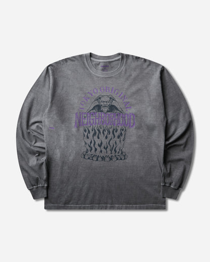 Neighborhood Nh Tee Ls 3 Gray T-Shirts Longsleeve 262PCNH-LT03 GRAY