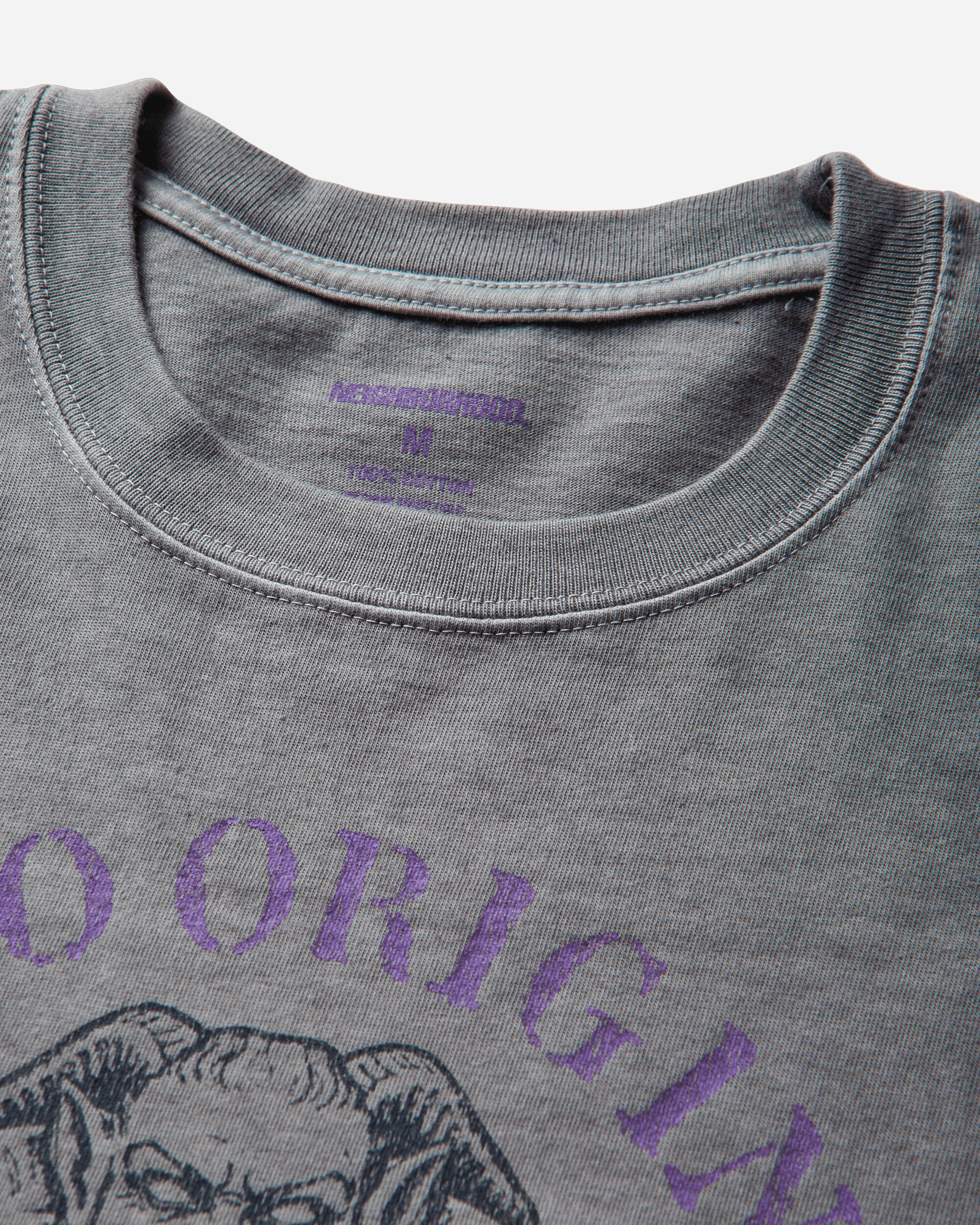Neighborhood Nh Tee Ls 3 Gray T-Shirts Longsleeve 262PCNH-LT03 GRAY
