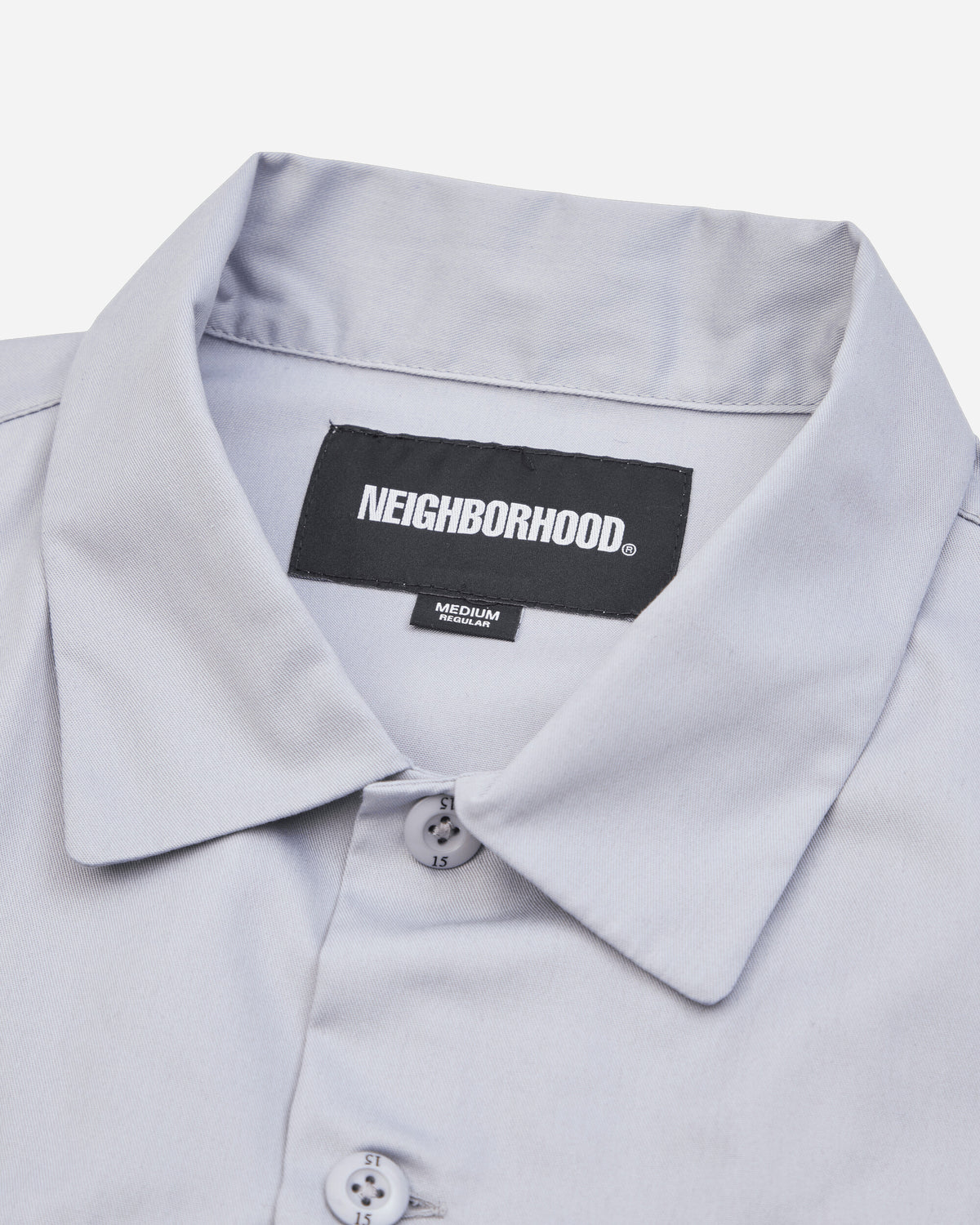 Neighborhood Bicolor Work Shirt Ls Gray Shirts Longsleeve Shirt 262TSNH-SHM02 GRAY