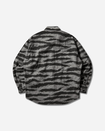 Neighborhood Camo Pattern Chambray Shirt Ls Black Shirts Longsleeve Shirt 261TSNH-SHM10 BLACK