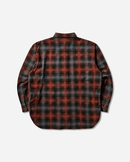 Neighborhood Corduroy Check Shirt Ls Red Shirts Longsleeve Shirt 252TSNH-SHM07 RED
