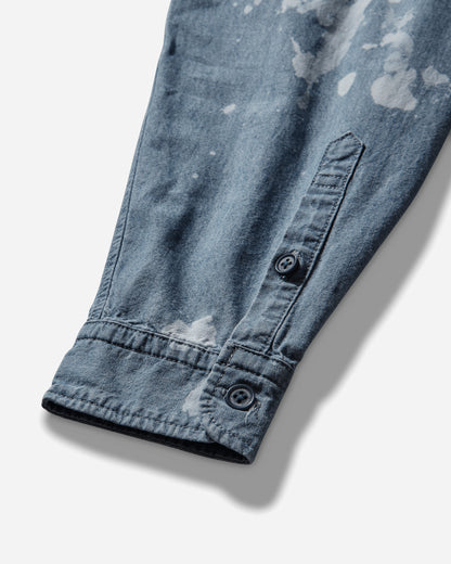 Neighborhood Garment Bleach Chambray Shirt Ls Indigo Shirts Longsleeve Shirt 252ARNH-SHM02 INDIGO